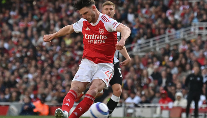 Declan Rice in action. —AFP/File