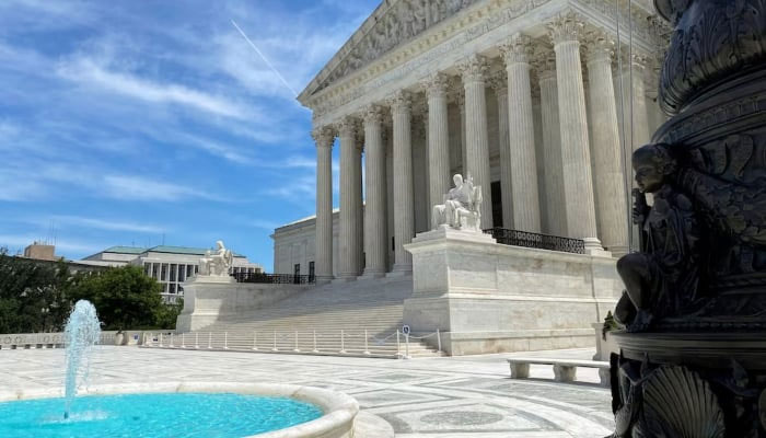 A general view of the US Supreme Court building in Washington, US, on June 1, 2024. —Reuters