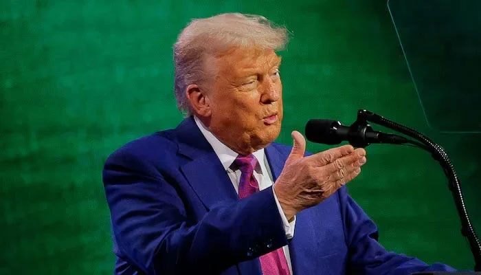 US President Donald Trump attends the Saudi-US Investment Forum, in Riyadh, Saudi Arabia, May 13, 2025. — Reuters