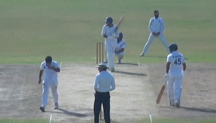 Cricket players can be seen during the Presidents trophy on January 24, 2024. — Facebook/Pakistan Cricket Team