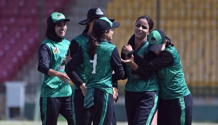 Players seen amid a match in the National Women’s T20 Tournament.— PCB/File
