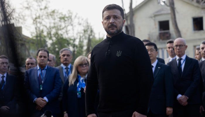 Ukraine’s President Volodymyr Zelensky on August 23, 2022. — AFP