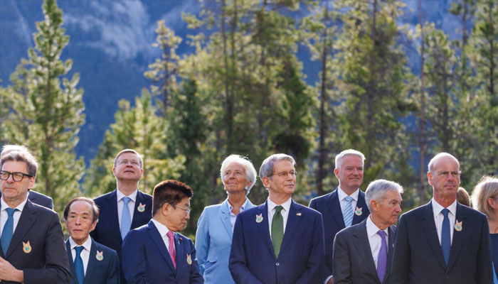 Gathering of G7 finance ministers and central bank governors in Canada. — AFP/File
