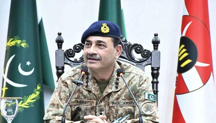 Chief of Army Staff (COAS) General Asim Munir. —Facebook@ISPROfficial1/File