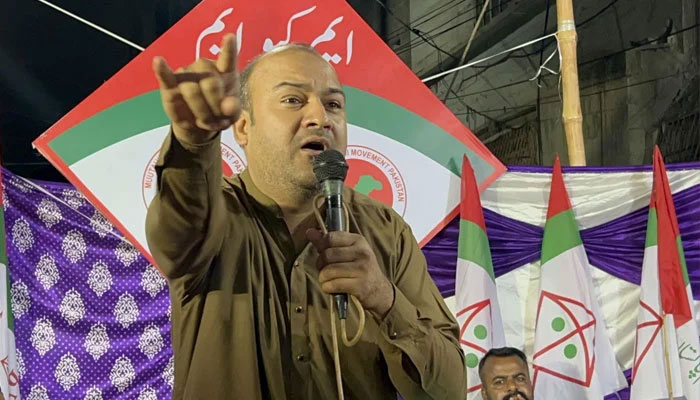 Muttahida Qaumi Movement-Pakistan (MQM-P) MPA Ali Khurshidi. — Facebook/Ali Khurshidi/File