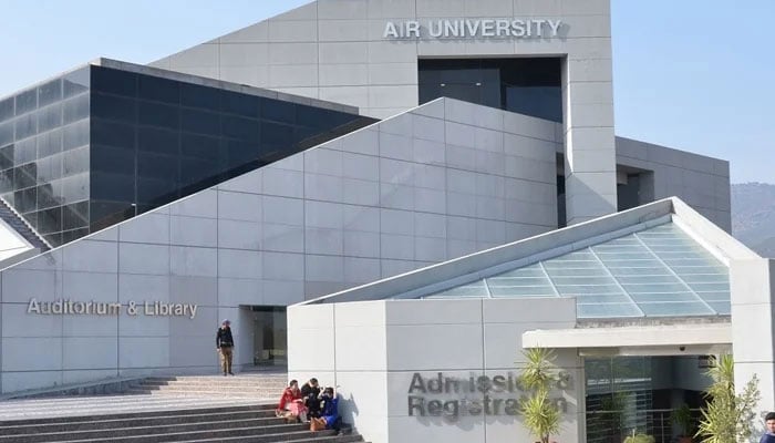 Air University (AU) in Islamabad can be seen in this image. — Facebook@AirUniversity/File