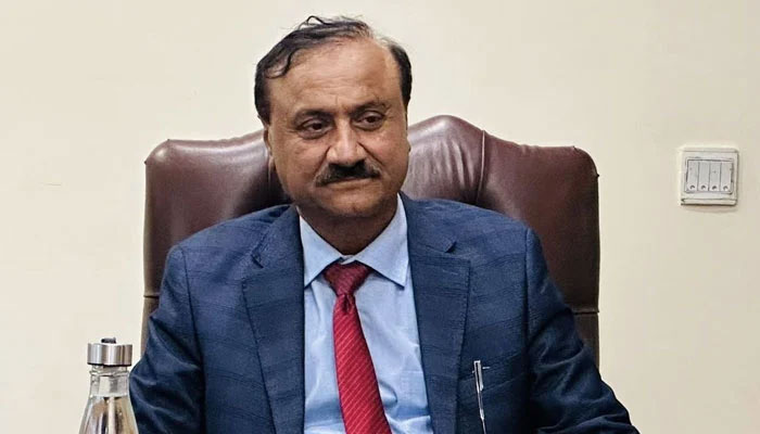 Managing director of the Sindh Education Foundation (SEF) Gahanwar Ali Laghari seen in this image released on April 28, 2025. — Facebook@SindhEducationFoundation