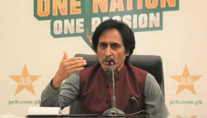 Former Pakistan Cricket Board (PCB) Chairman Ramiz Raja. — PCB/File