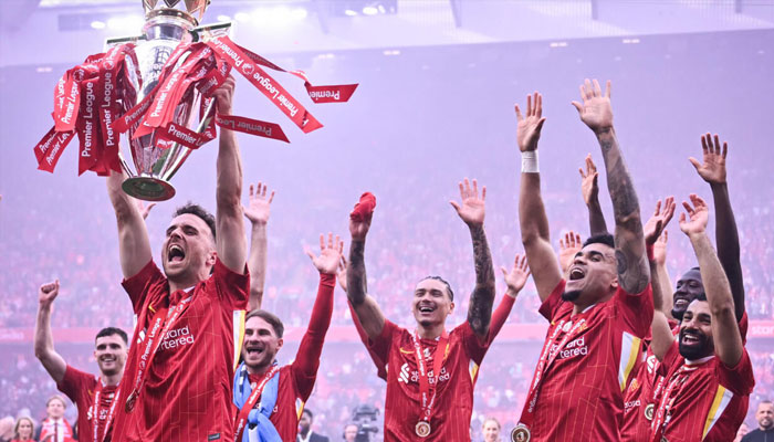 Liverpool players can be seen celebrating. —PCB/File