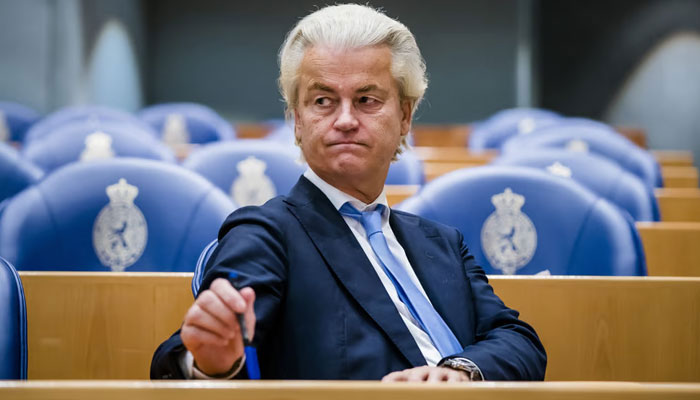 Dutch politician Geert Wilders can be seen in this image. — AFP/File