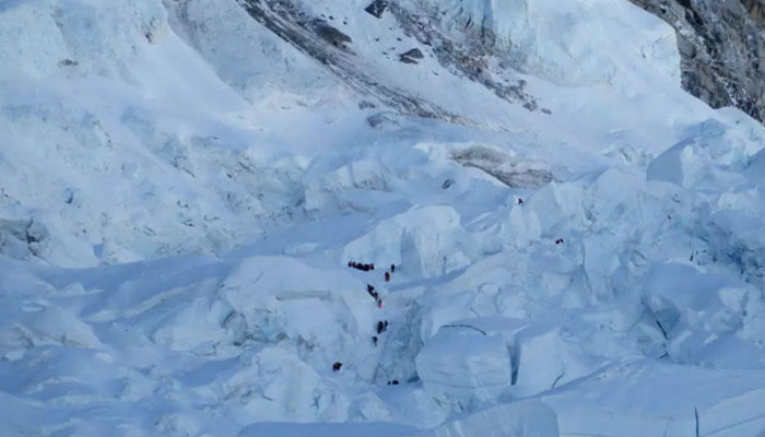 Illustrative photo of an avalanche. — AFP/File