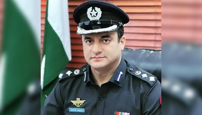 Senior Superintendent of Police (SSP) Naushahro Feroze, Bashir Ahmed Brohi seen in this image. — Facebook@asif.ali.49885/File