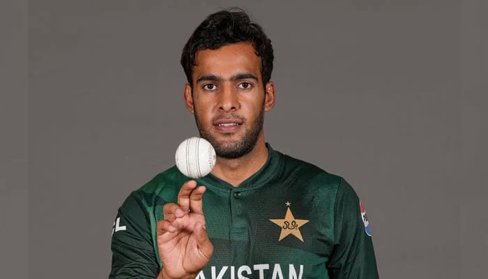 Pakistans fast bowler Mohammad Abbas Afridi seen in this image. — X/@iAbbasAfridi55/File