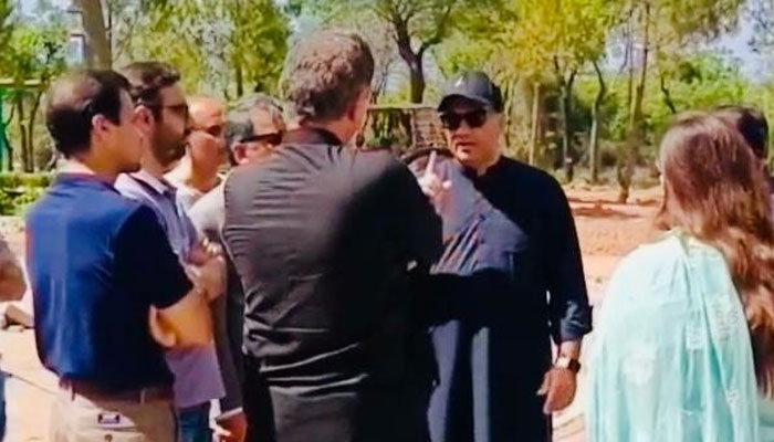 Chairman Capital Development Authority (CDA), Muhammad Ali Randhawa visits to the CDA Nursery on Park Road on May 28, 2025. — Facebook@cda.isb.pk