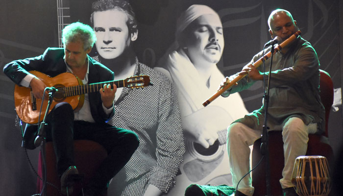 Portuguese Guitarist Pedro Joia performing during musical event entitled “ Soulful Strings” at Serena Hotel as Organized by Embassy of Portugal in Federal Capital on May 28, 2025. — Online