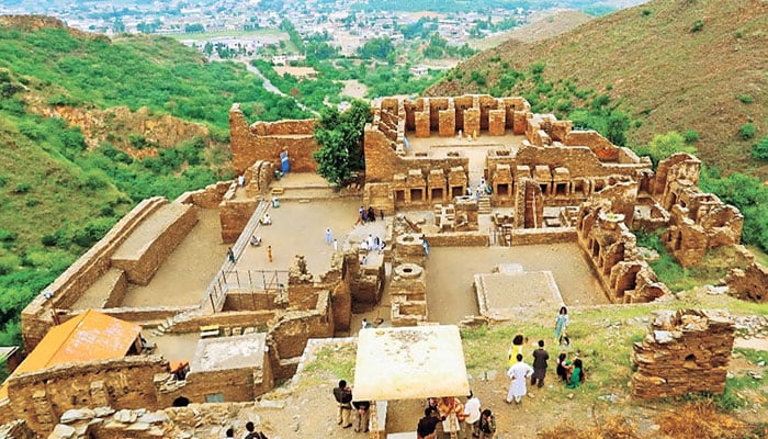 Heritage site of Takht-i-Bahi. —TheNews/File