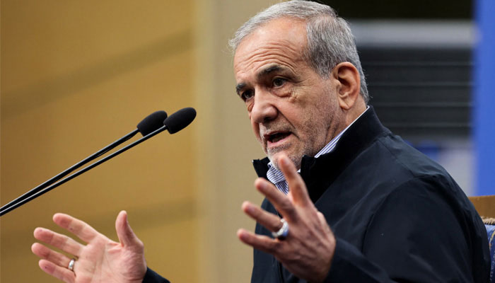 Irans President Masoud Pezeshkian attends a press conference in Tehran, Iran, September 16, 2024. — Reuters