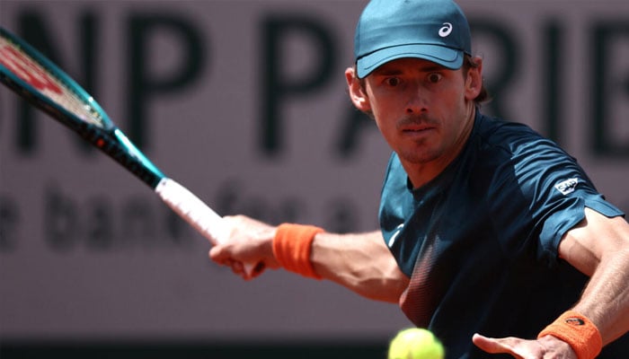 Alex de Minaur in action. —AFP/File