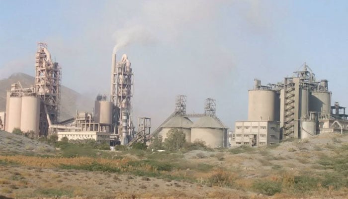 The view of the Attock Cement Factory Limited in Balochistan, Pakistan. — Attock Cement Paksitan Limited (ACPL) Website/File