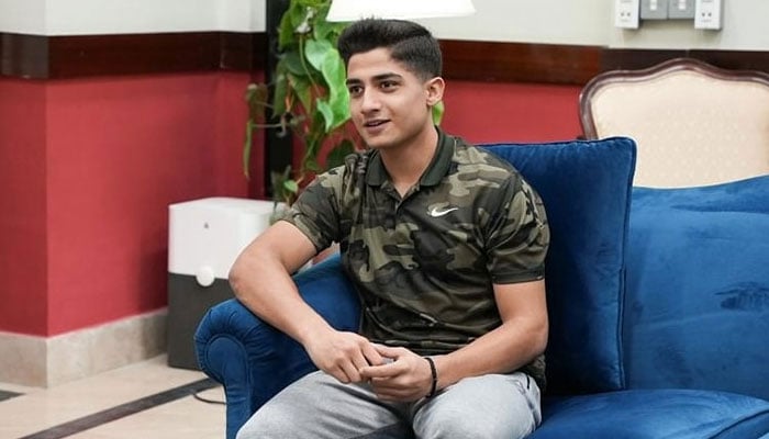 Junior world champion Hamza Khan. —Facebook/Qamar Zaman/File