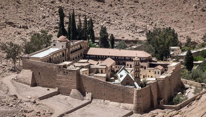 A 2017 picture of the 6th century Saint Catherines monastery. — AFP/File