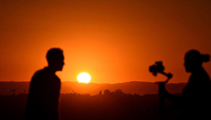 The sun sets on September 5, 2024 in Los Angeles, California. — AFP/File