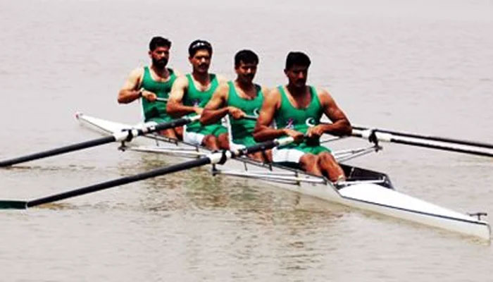 Pakistan rowing team — Pakistan Olympic Association/File