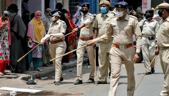 Indian police raid homes of journalists affiliated with media organisation NewsClick. — AFP/File