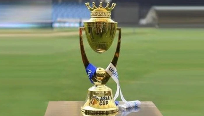 The Asia Cup trophy can be seen in this undated image. — AFP/File