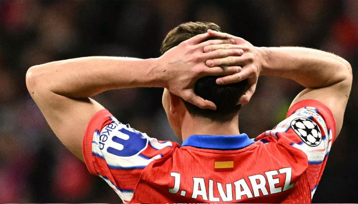 Atletico Madrids Julian Alvarez.—AFP/File
