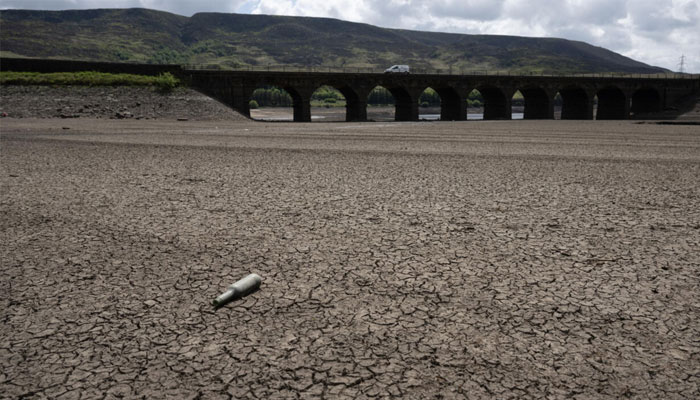The Woodhead reservoir in northern England. —AFP/File