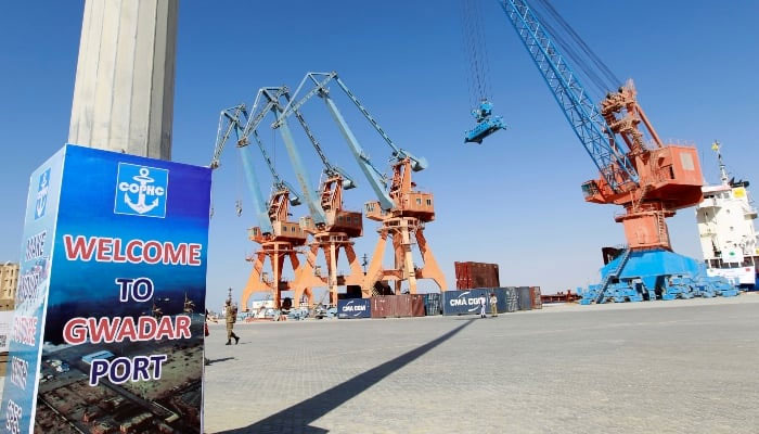 A general view of the port in Gwadar, November 13, 2016. — Reuters