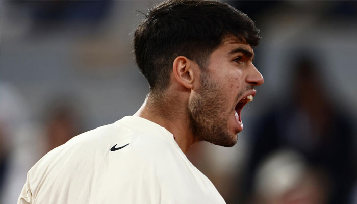 Carlos Alcaraz in action.— AFP/File