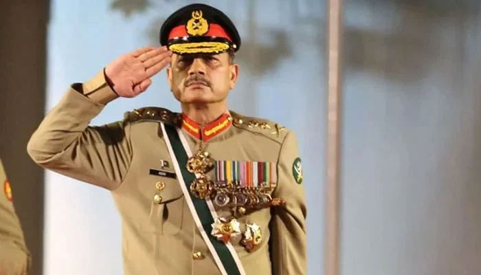 Field Marshal Syed Asim Munir attends Azadi Parade at Pakistan Military Academy (PMA) in Kakul on August 13, 2023. — ISPR