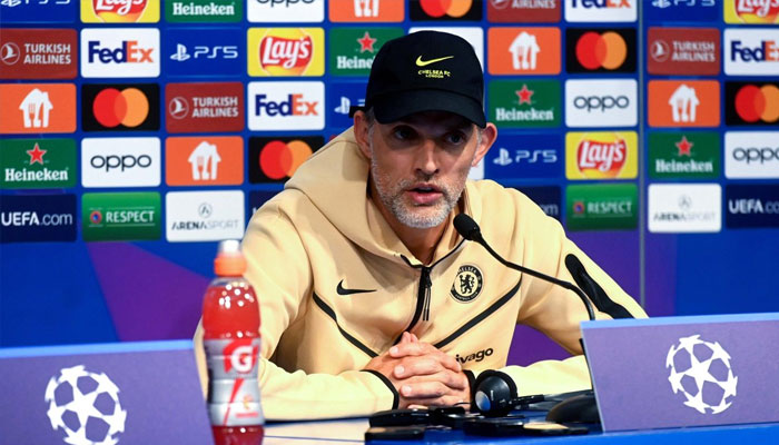 Chelseas German head coach Thomas Tuchel speaks during a press conference at the Maksimir stadium. —AFP/File