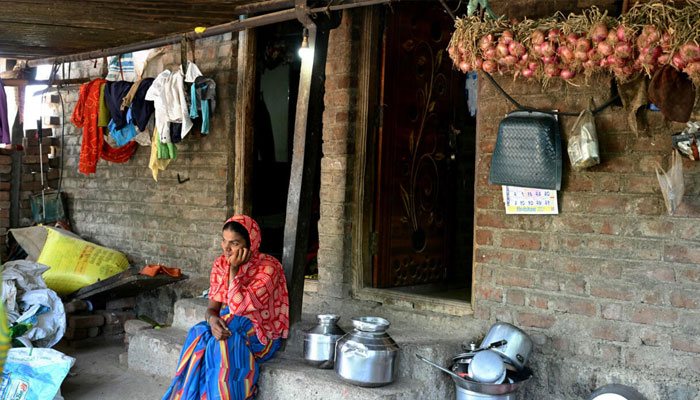 Late farmers wife Mirabai Khindkar. —AFP/File