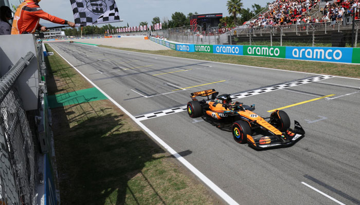 McLarens Australian driver Oscar Piastri wins at the Circuit de Catalunya in Montmelo. —AFP/File