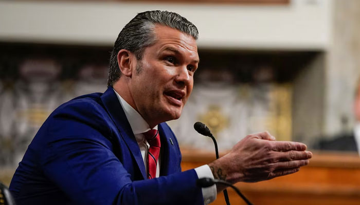 US Defence Secretary Pete Hegseth testifies before a Senate Committee on Armed Services in Washington DC, US. — Reuters/File