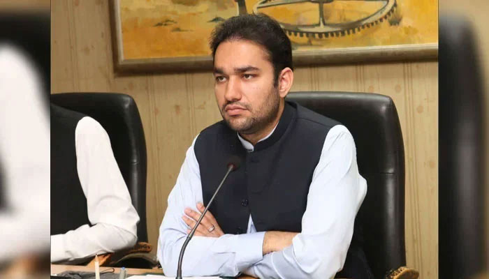 Minister for Sports and Youth Affairs Malik Faisal Ayub Khokhar chairing a meeting on April 24, 2025. — Facebook@mpafaisal161