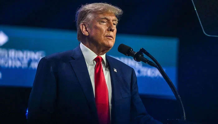 US President Donald Trump speaks at an event in West Palm Beach, Florida. — AFP/File