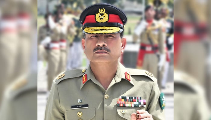 An undated image of Field Marshal Asim Munir. — ISPR/File