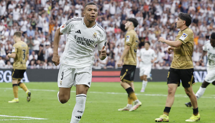 Real Madrids French forward Kylian Mbappe in action. —AFP/File