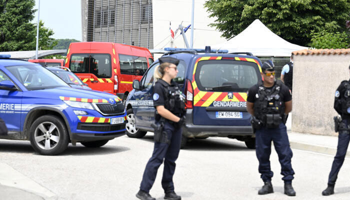 French police standing alert. —AFP/File