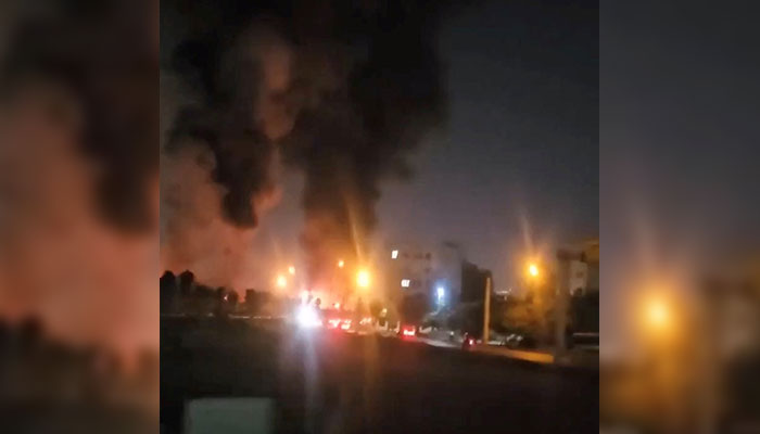 Smoke rises from Mehrabad Airport after an Israeli strike, in Tehran, Iran, in this screengrab obtained from a social media video released on June 14, 2025. — Reuters