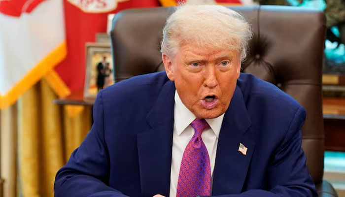 US President Donald Trump speaks in the Oval Office at the White House in Washington, D.C., US, June 10, 2025. — Reuters