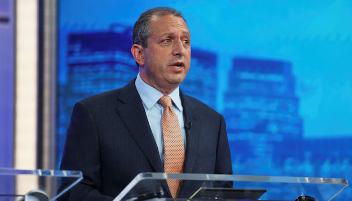 Candidate Brad Lander speaks during a Democratic mayoral primary debate, June 4, 2025, in New York. —Reuters