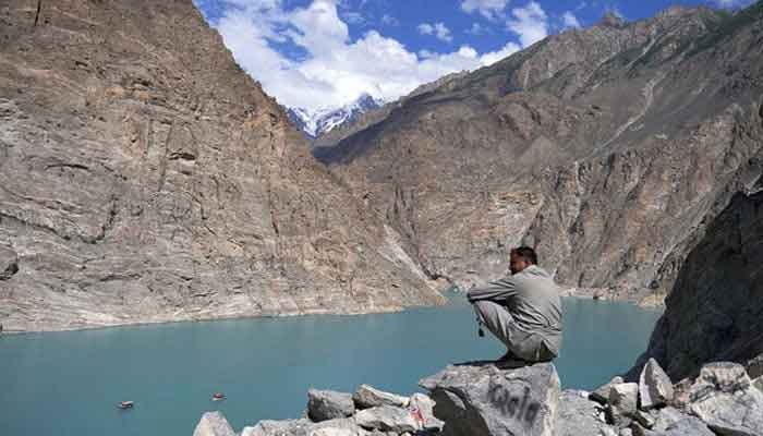 The image shows a view of Attabad lake. — AFP/File