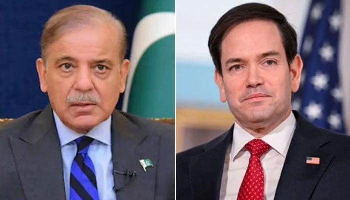 This collage shows Prime Minister Shehbaz Sharif (left) and US Secretary of State Marco Rubio. — Reuters/File