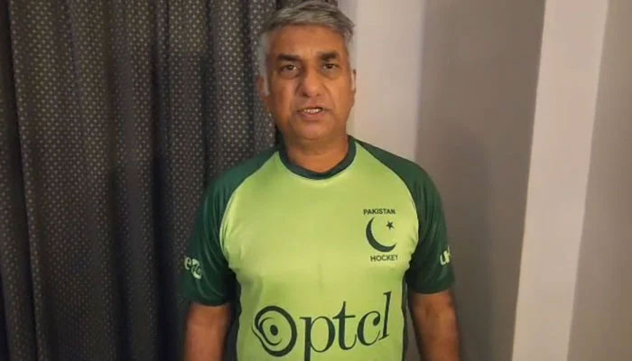 Head coach of Pakistan mens hockey team Tahir Zaman. — Reporter/Sohail Imran/File