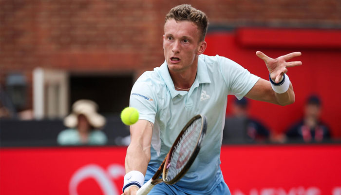Czech Republics Jiri Lehecka in action at Queens Club. —AFP/File